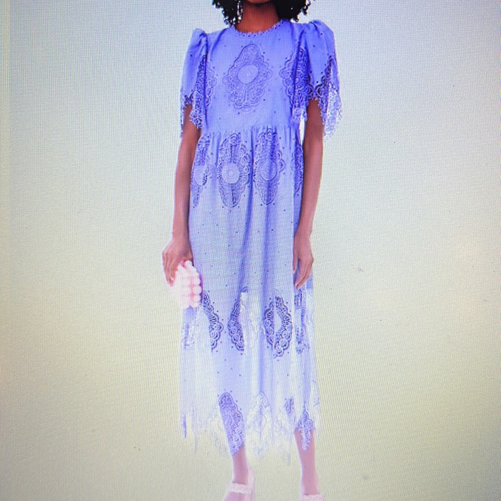 Lilac Lace Catalina Dress